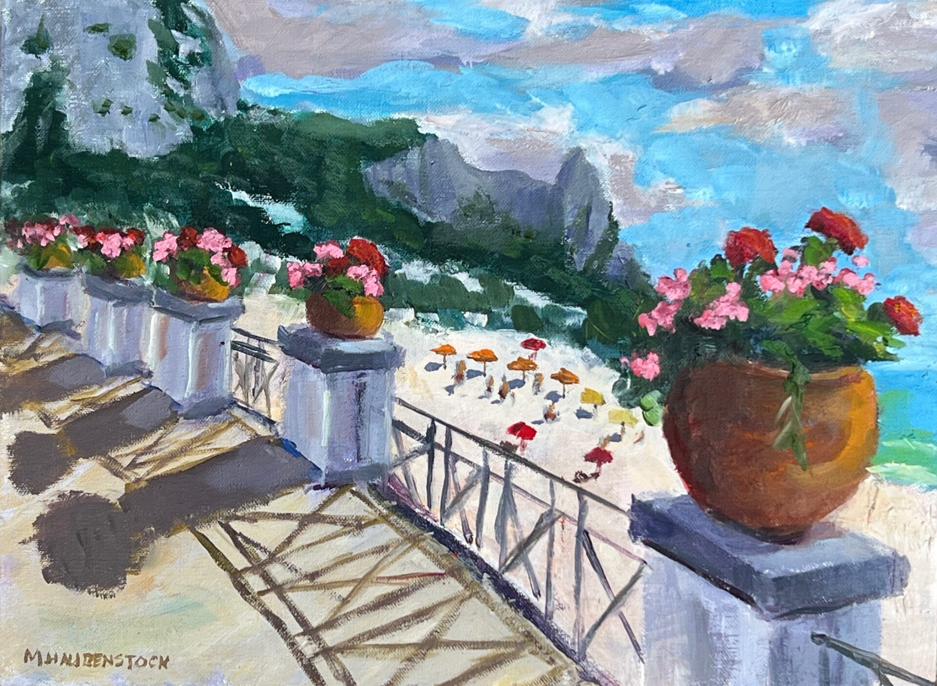 Isle of Capri Flower Pots