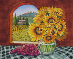 Window Vew of San Gimignano