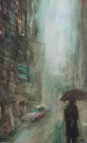 Rainy Cityscape
