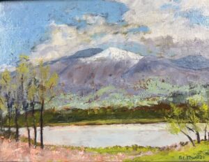 Late snow In Spring