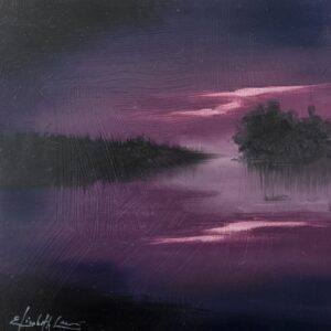 Pink Streaks at Night