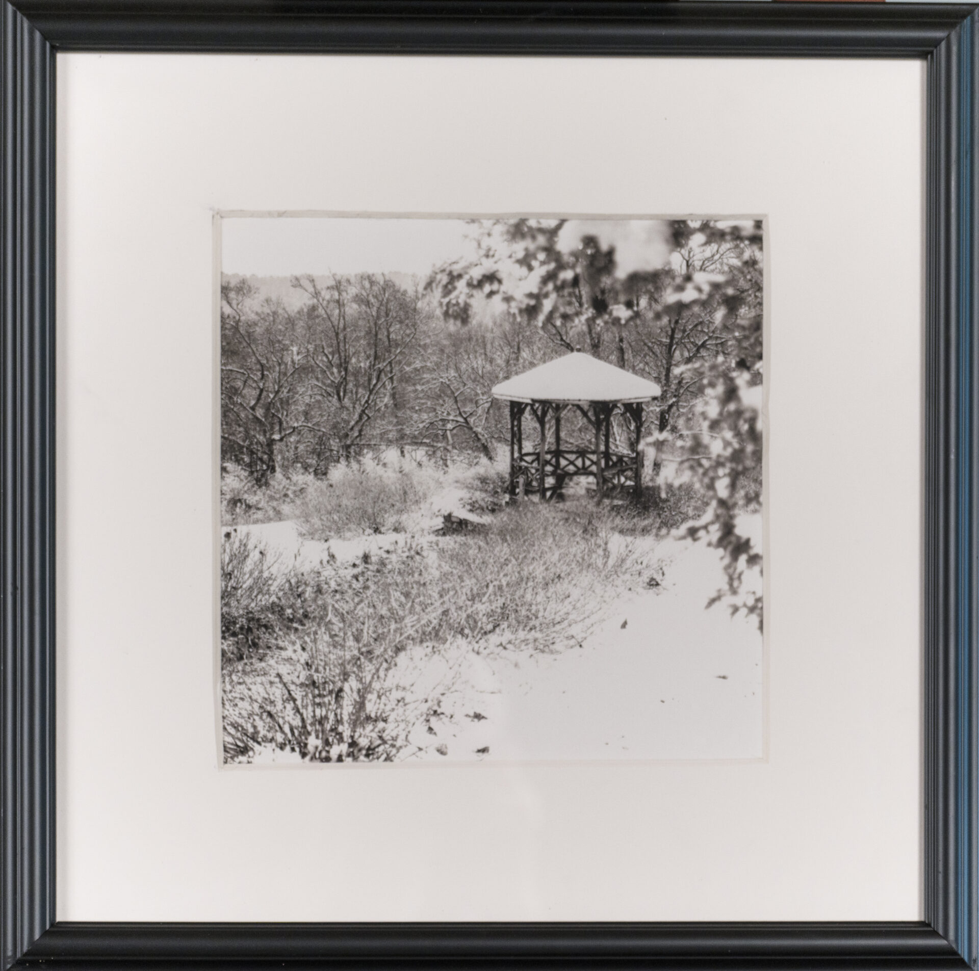 Snowy Maymont Park Gazebo