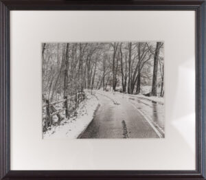 Snowy Riverside Drive